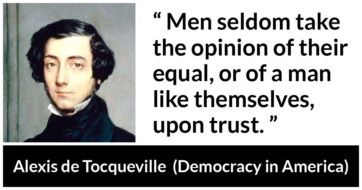 equality in democracy in america by tocqueville equality in democracy in america by tocqueville