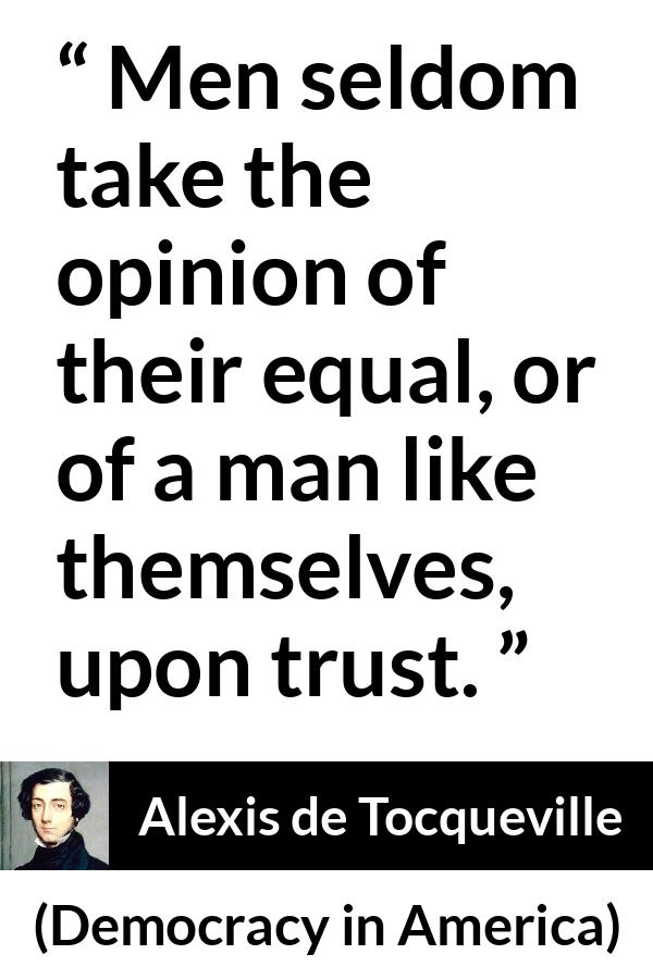equality in democracy in america by tocqueville equality in democracy in america by tocqueville