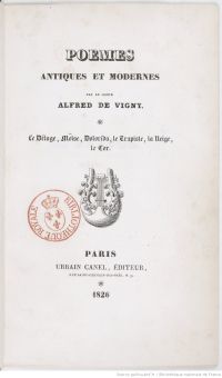 Image de Poèmes antiques et modernes