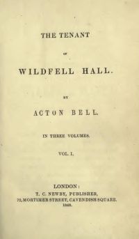 Image de The Tenant of Wildfell Hall