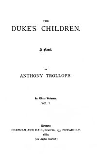Image de The Duke's Children