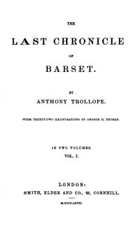 Image de The Last Chronicle of Barset