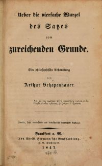 Image de On the Fourfold Root of the Principle of Sufficient Reason