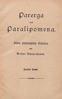 Image de Parerga et Paralipomena