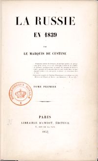 Image de La Russie en 1839