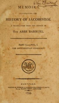 Image de Mémoires pour servir à l’histoire du jacobinisme
