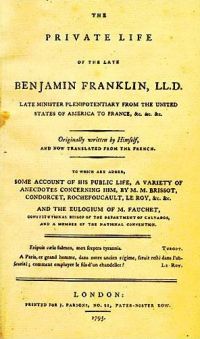Image de The Autobiography of Benjamin Franklin