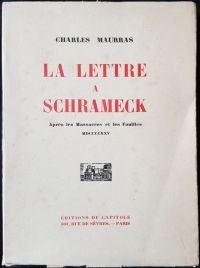 Image de La lettre à Schrameck