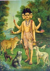 Portrait de Dattatreya