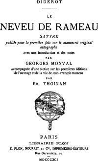 Image de Le neveu de Rameau