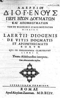 Image de Vies, doctrines et sentences des philosophes illustres