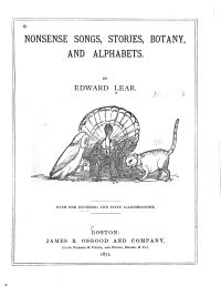 Image de Nonsense Songs