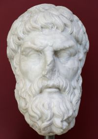 Portrait of Epicurus
