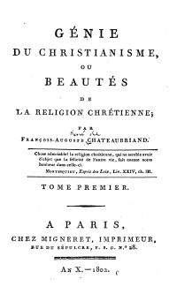 Image de Génie du christianisme