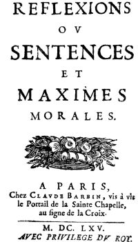 Image de Réflexions ou sentences et maximes morales