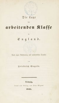 Image de The Condition of the Working-Class in England in 1844