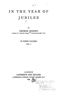 Image de In the Year of Jubilee