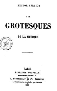 Image de Les Grotesques de la musique