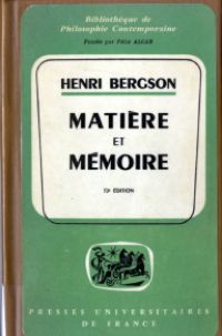 Image de Matière et mémoire