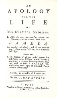 Image de An Apology for the Life of Mrs. Shamela Andrews