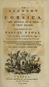 Image de An Account of Corsica
