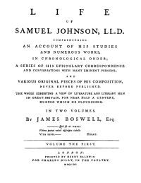 Image de Boswell's Life of Johnson