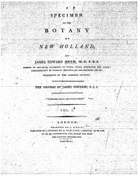 Image de A specimen of the botany of New Holland
