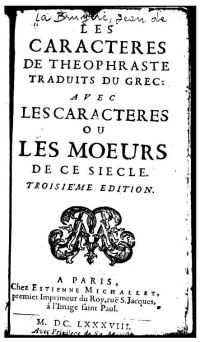 Image de Les caractères