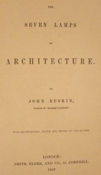 Image de The Seven Lamps of Architecture