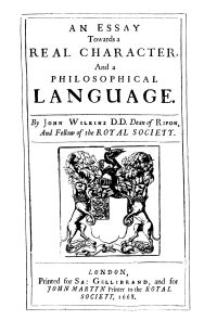 Image de An Essay towards a Real Character and a Philosophical Language