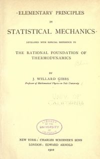Image de Elementary Principles in Statistical Mechanics