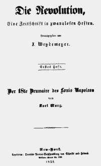 Image de The Eighteenth Brumaire of Louis Bonaparte
