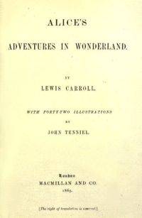 Image de Alice's Adventures in Wonderland