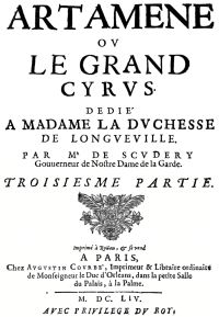 Image de Artamène ou le Grand Cyrus