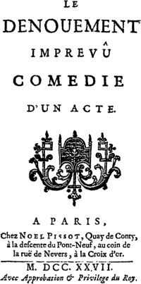 Image de LE DÉNOUEMENT IMPRÉVU