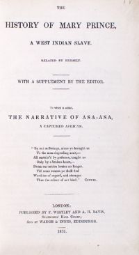 Image de The History of Mary Prince, a West Indian Slave