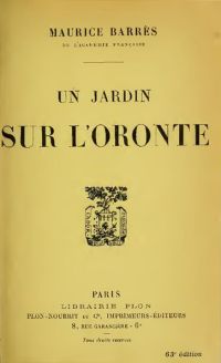 Image de Un jardin sur l’Oronte