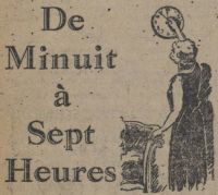 Image de De minuit à sept heures