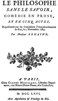 Image de Le Philosophe sans le savoir