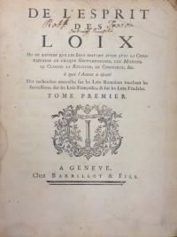 Image de De l’esprit des lois