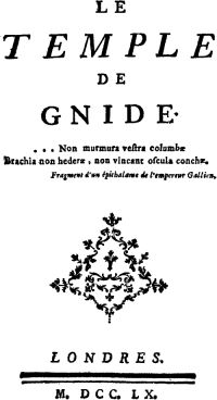 Image de Le Temple de Gnide