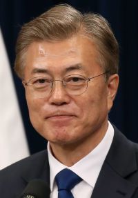 Portrait de Moon Jae-in