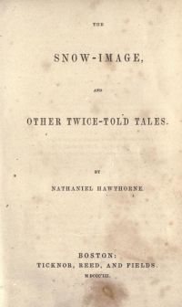 Image de The snow-image, and other twice-told tales