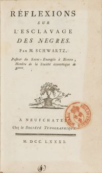 Image de Réflexions sur l’esclavage des nègres
