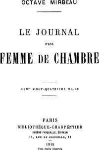 Image de The Diary of a Chambermaid