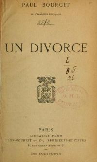 Image de Un divorce