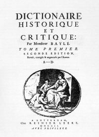 Image de Dictionnaire historique et critique