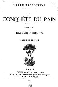Image de La Conquête du pain