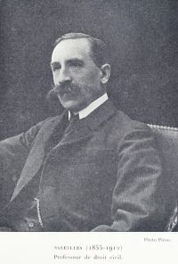 Portrait de Raymond Saleilles