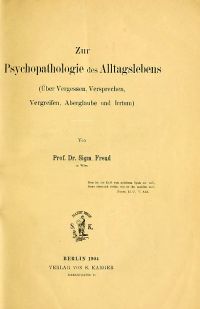 Image de Psychopathologie de la vie quotidienne